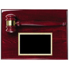 Gavels - Rosewood Gavel Plaque